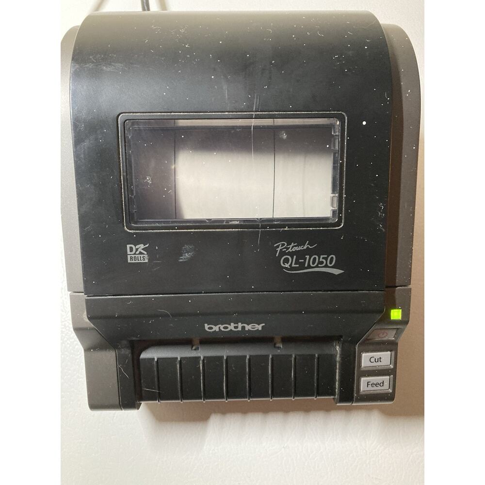 Brother P-Touch QL-1050 Wide Format Direct Thermal Printer w/ Power Cable